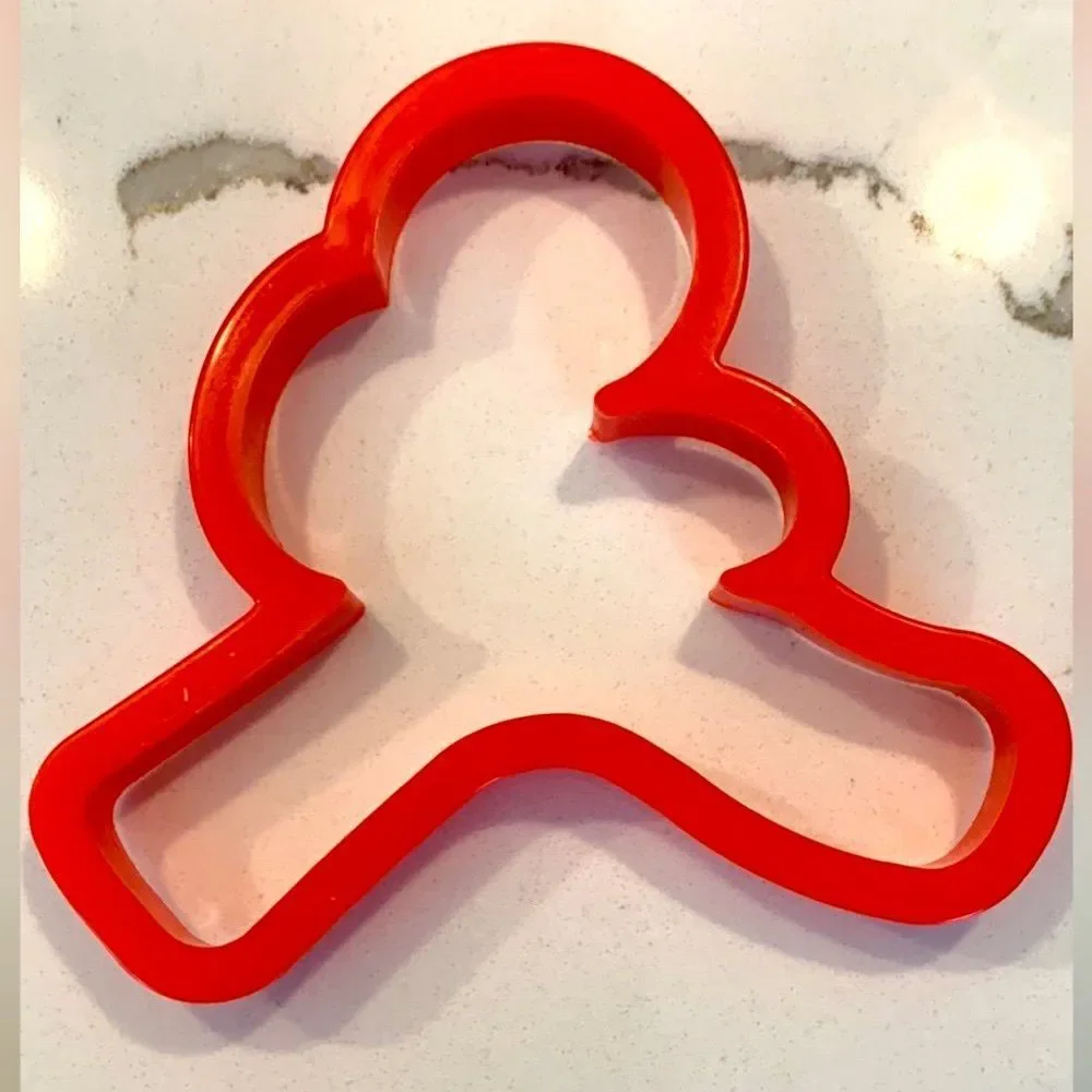 Red NINJA KARATE COOKIE Cutters Set of 4 Holiday Baking Martial Arts